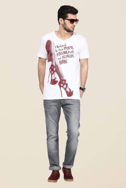 Yepme White T Shirt Yepme White T Shirt