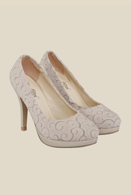 Cocoon Beige Stiletto Heeled Pumps Cocoon Beige Stiletto Heeled Pumps