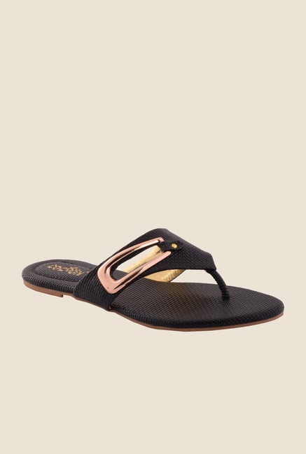 Cocoon Black Thong Sandals Cocoon Black Thong Sandals