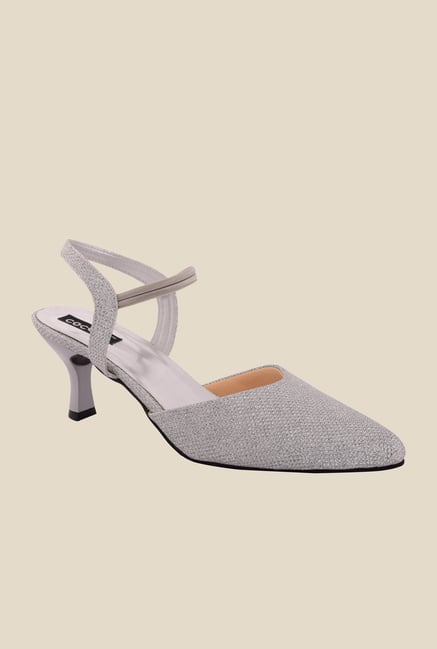 Cocoon Silver Sling Back Sandals Cocoon Silver Sling Back Sandals