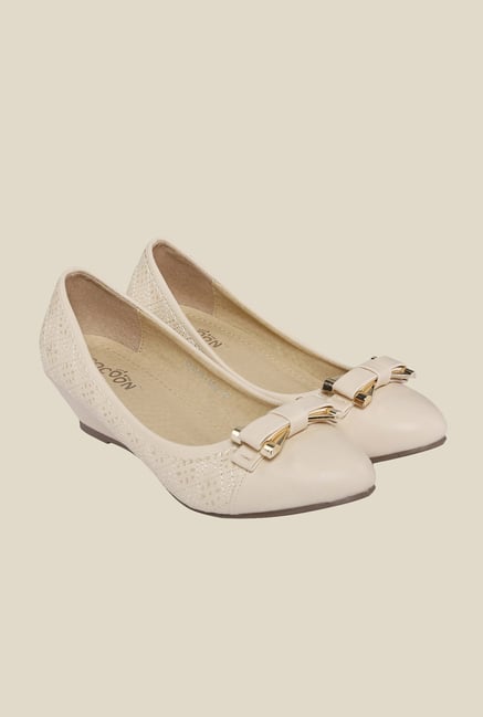 Cocoon Beige Wedge Heeled Pumps Cocoon Beige Wedge Heeled Pumps