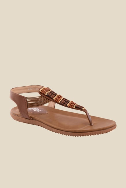 Cocoon Brown T-Strap Sandals Cocoon Brown T-Strap Sandals