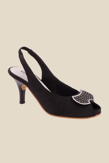 Cocoon Black Sling Back Stilettos Cocoon Black Sling Back Stilettos
