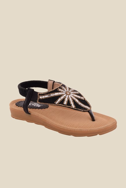 Cocoon Black Sling Back Sandals Cocoon Black Sling Back Sandals