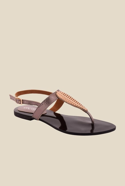 Cocoon Gun Metal Back Strap Sandals Cocoon Gun Metal Back Strap Sandals