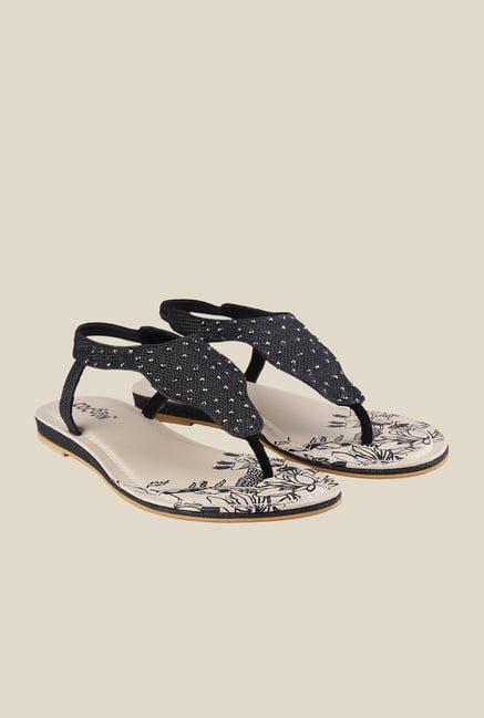 Cocoon Black Sling Back Sandals Cocoon Black Sling Back Sandals