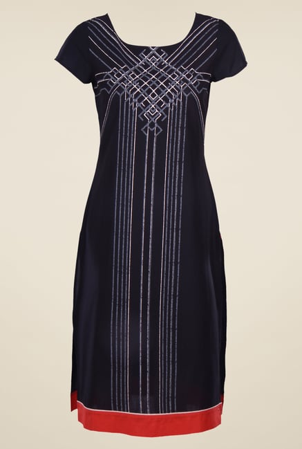 W Black Printed Kurta W Black Printed Kurta