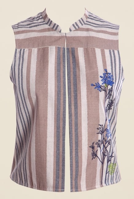 W Brown Printed Kurti W Brown Printed Kurti