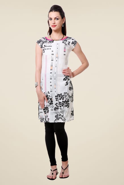 W White Printed Kurta W White Printed Kurta