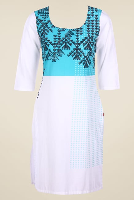W White Printed Kurta W White Printed Kurta