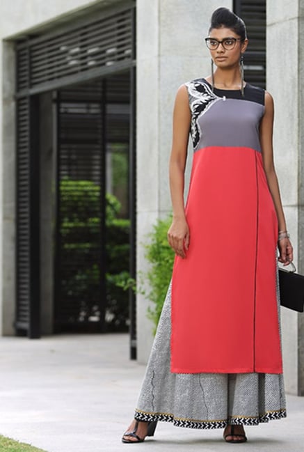 W Coral Solid Kurta W Coral Solid Kurta