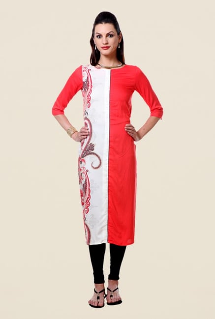 W Coral Printed Kurta W Coral Printed Kurta