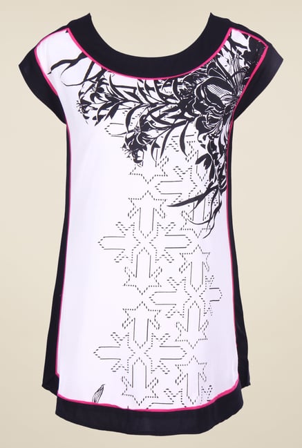W White Printed Top W White Printed Top