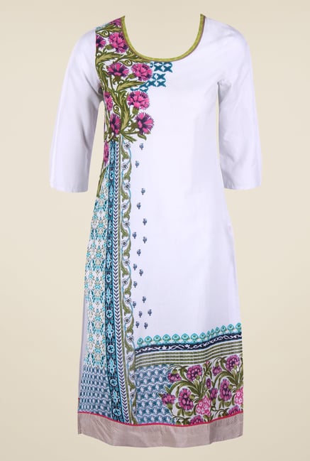 W White Printed Kurta W White Printed Kurta