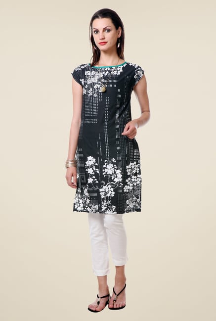 W Black Printed Kurta W Black Printed Kurta