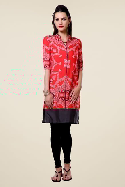 W Coral Printed Kurta W Coral Printed Kurta