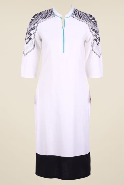 W White Printed Kurta W White Printed Kurta