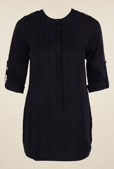 W Black Solid Top W Black Solid Top