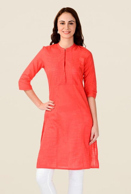 W Coral Solid Kurta W Coral Solid Kurta