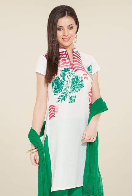W White Printed Kurta W White Printed Kurta