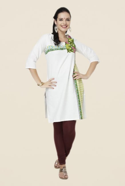 W White Printed Kurta W White Printed Kurta