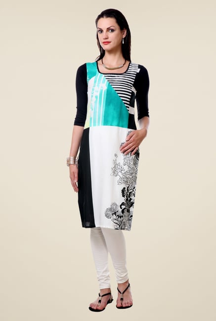 W Black Printed Kurta W Black Printed Kurta