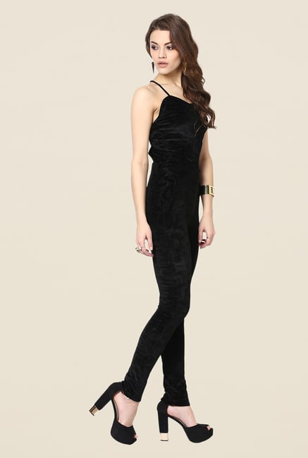 Yepme Oriana Black Printed Party Jumpsuit Yepme Oriana Black Printed Party Jumpsuit