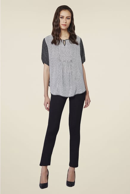 AND Black & White Striped Top AND Black & White Striped Top