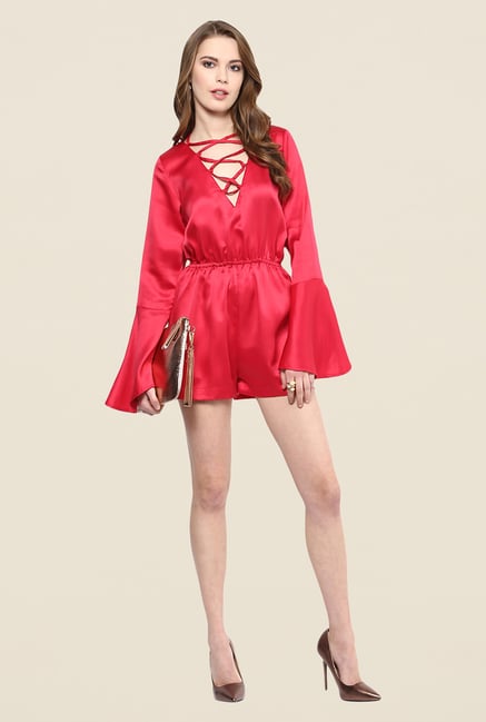 Yepme Ellen Red Party Jumpsuit Yepme Ellen Red Party Jumpsuit