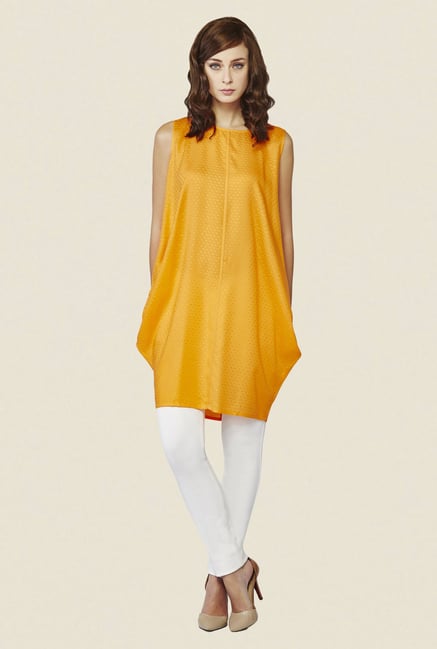 AND Orange Self Print Tunic AND Orange Self Print Tunic