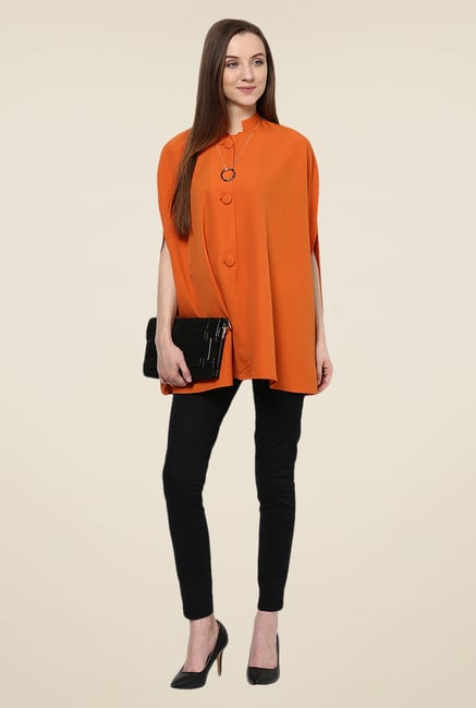 Yepme Orange Arianna Cape Yepme Orange Arianna Cape