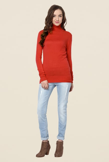 Yepme Red Lexi Sweater Yepme Red Lexi Sweater
