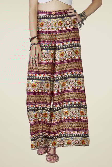 Global Desi Multicolor Marlowe Palazzos Global Desi Multicolor Marlowe Palazzos