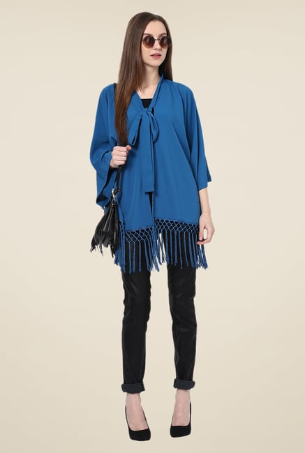 Yepme Blue Lynda Cape Yepme Blue Lynda Cape