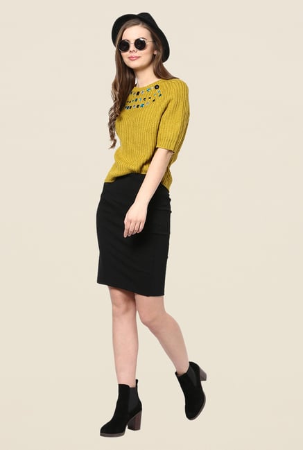 Yepme Olive Marilyn Sweater Yepme Olive Marilyn Sweater