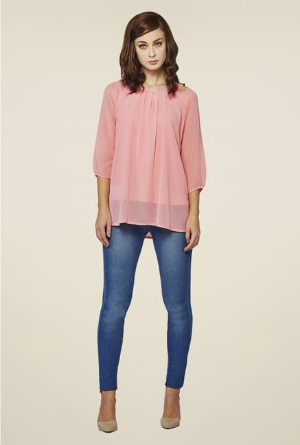 AND Blush Pink Solid Top AND Blush Pink Solid Top