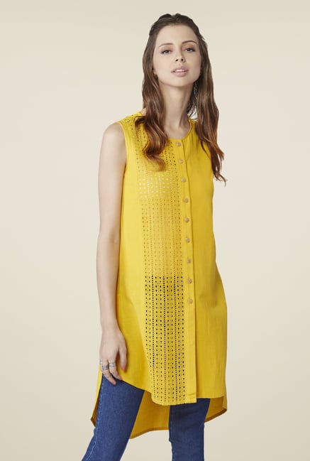 Global Desi Mustard Solid Top Global Desi Mustard Solid Top