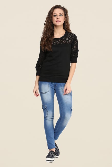 Yepme Black Norah Lace Top Yepme Black Norah Lace Top