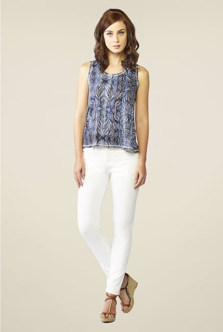 AND Blue & Black Printed Top AND Blue & Black Printed Top
