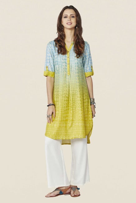 Global Desi Multicolor Ombre Tunic Global Desi Multicolor Ombre Tunic