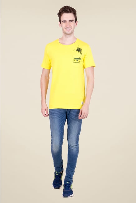 United Colors of Benetton Yellow T Shirt United Colors of Benetton Yellow T Shirt