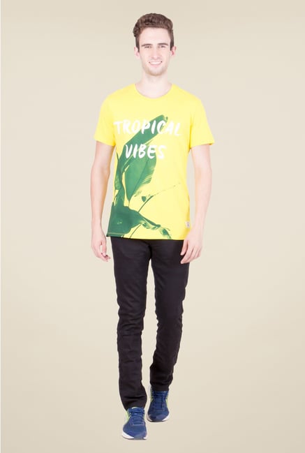 United Colors of Benetton Yellow T Shirt United Colors of Benetton Yellow T Shirt