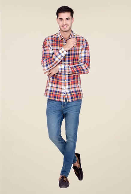 United Colors of Benetton Multicolor Linen Shirt United Colors of Benetton Multicolor Linen Shirt