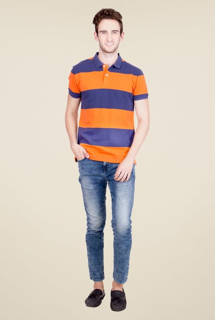 United Colors of Benetton Orange Polo T Shirt United Colors of Benetton Orange Polo T Shirt