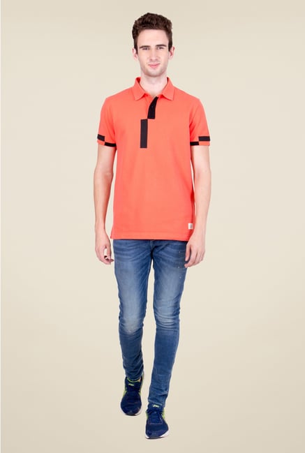 United Colors of Benetton Red Polo T Shirt United Colors of Benetton Red Polo T Shirt