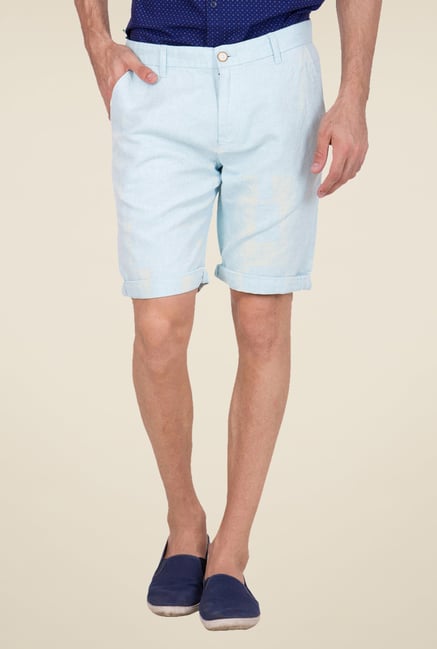 United Colors of Benetton Sky Blue Shorts United Colors of Benetton Sky Blue Shorts