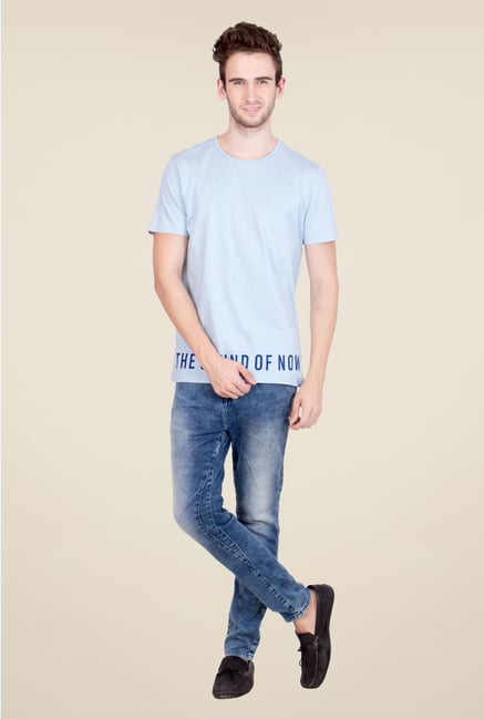 United Colors of Benetton Light Blue T Shirt United Colors of Benetton Light Blue T Shirt