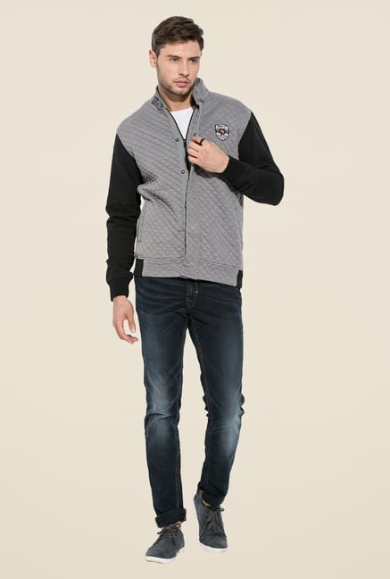 Mufti Grey Slim Fit Jacket Mufti Grey Slim Fit Jacket