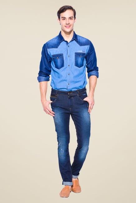 Mufti Dark Blue Slim Fit Jeans Mufti Dark Blue Slim Fit Jeans