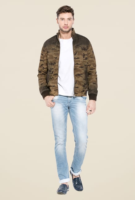 Mufti Khaki Slim Fit Jacket Mufti Khaki Slim Fit Jacket